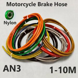 호환상품 AN3 1M~20M 바이크 오토바이 브레이드 스테인리스 스틸 나일론 파이프 라인 호스 가스 오일 연료