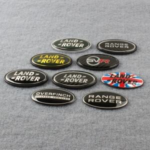 호환상품 8.6cm 자동차 전면 그릴 트렁크 배지 스티커 바디 랜드로버 레인지로버 이보크 디스커버리 3 4 디