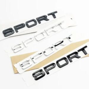 호환상품 스포츠 영어 배지 자동차 스티커 랜드로버 디스커버리 레인지로버 리어 트렁크  액세서리 장식 로