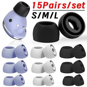 호환 갤럭시 호환 버즈 프로용 소프트 실리콘 이어버드 이어팁 미끄럼 방지 교체 이어플매트 카펫 러그 이