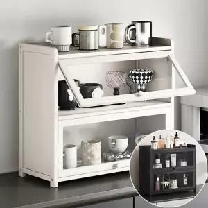 주방 욕실 거실 틈새 화장품 수납 선반 수납장 정리함