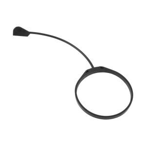 블랙 차량 연료 탱크 필러 가스 캡 테더 로프 LR053665 레인지로버 LR3 이보크 LR4 스포츠카 액세서리용