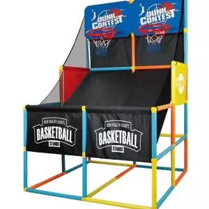 접이식 농구 더블 게임 간이 야외 스탠드 오락실 골대 펜션 미니