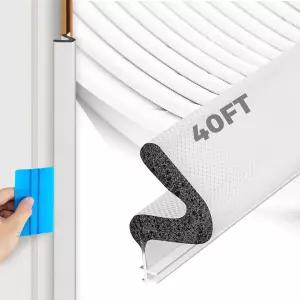 40피트 웨더 스트리핑 도어 씰 큰 틈을 위한 커프 스타일 폼 스트립 외부 및 내부 프레임용 스크래퍼 도구