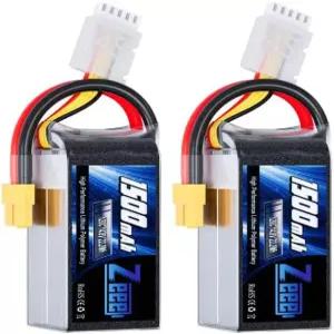 Zee 4S 리포 배터리 1500mAh 14.8V 120C 그래핀 FPV 드론 쿼드콥터 헬리콥터 비행기 RC 보트 자동차