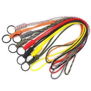 다기능 나일론 랜야드 목 걸이 로프 라운드 버클 휴대폰 핸드폰 고강도 낙하산 코드 배낭 열쇠 고리