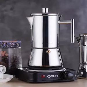 스테인리스 인덕션용모카포트 커피 드립서버 스테인레스 모카 스텐모카포트