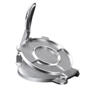 만두피 압착기 반죽 또띠아 프레스 누르개 실버 20cm 조리 도구