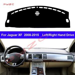 재규어 XF 2008-2015 자동차 내부 대시보드 커버, 대시 매트, 매트 카펫 매트 카펫 러그, 썬쉐이드 패드,