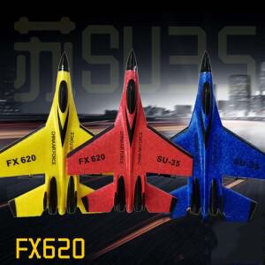 FX-620 SU-35 RC 드론 원격 제어 비행기 2.4G 글라이더 EPP 폼 장난감 소년