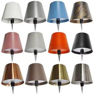 보틀 램프 와인병 무드등 라운드 블랙 터치 LED 충전식 인테리어 엣지 조명