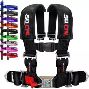 버킷 시트용 4점 퀵 릴리스 래치 9가지 색상 옵션 레이싱 레이스카 오프로드 차량 UTV RZR