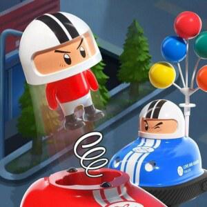 범퍼카 레이싱 조카선물 일반바퀴 놀이기구 음악 탑승 듀얼 원격