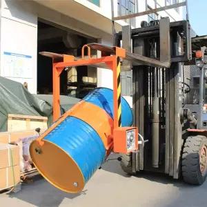 지게차 클램프 드럼통 수동 체인 고리 파렛트 이동집게 카트