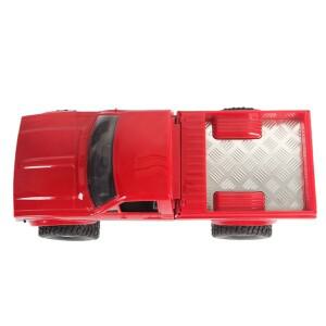 WPL C24 1/16 RC 자동차 업그레이드 부품 용 선도 스테인레스 스틸 뒷 트렁크 커버 스키드 플레이트 수하물