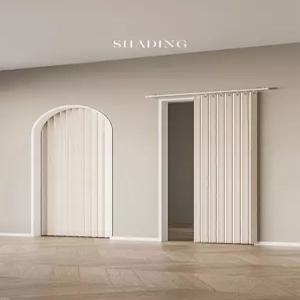 자바라 중문 접이식 드레스룸 투명 공간분리 가정용 간이 무타공 방염 현관 폴딩도어