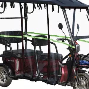 노인 전동차 캐노피 투명 천막 커튼 커버 레인 방풍