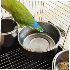 스텐 앵무새 모이통 중 새물통 스텐밥그릇 스텐모이통