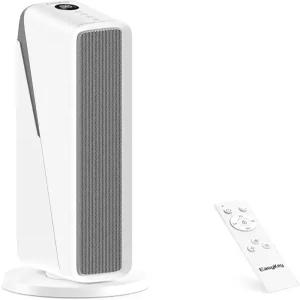 대형 객실용 이지키 공간 히터 24인치 전기 실내 1500W 세라믹 PTC 공기 정화 필터 타워 80 광각 스윙