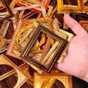 120개 프레임 스티커 빈티지 스크랩북 장식 액자 사진 저널 플래너 웨딩 앨범 DIY 공예품 콜라주 아트