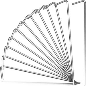 캠핑 야외 텐트를 위한 헤비 듀티 금속 스테이킹 12팩 캐노피와 정원 장식을 아연 도금 강판 인플레이터