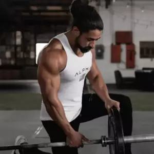 [옷자락]남성 일상용 편안한 운동 민소매 티셔츠