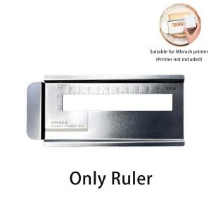 Mbrush 핸드 헬드 프린터 잉크젯 스테인레스 스틸 눈금자 배플 인쇄 펜 보조 도구