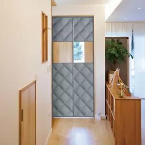 현관문 방문 자석형 무타공 셀프 시공 사계절 방풍 외풍 차단 패딩 커튼 3가지