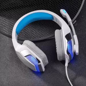 학교 강의 온라인 수업 게이밍 유선 고음질 마이크 LED 헤드셋 G5300