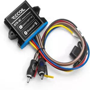 리코일 BTR-4IC IPX6 방수 블루투스 5.0 수신기 24비트/48kHz 무손실 오디오(aptX HD 포함) 해상 UTV