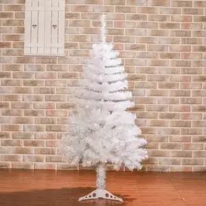 중형 120cm 크리스마스 트리 인테리어 화이트 크리스마스 트리 조립식