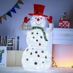 대형 크리스마스 눈사람 장식 led 눈사람 인형 트리 겨울