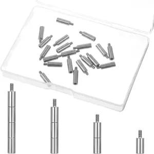 20Pcs 앨범 스크랩북 확장 게시물 액세서리 스테인리스 스틸 포스트 교체 후 사진 리필 페이지 바인딩용