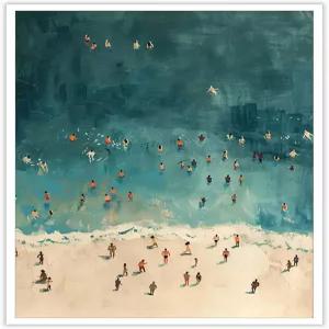 미니멀리스트 비치 포스터 오션 월 아트 여름 서핑 프린트 장식 빈티지 캔버스 중립 해안 미적 그림 거실