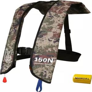 풍선 구명조끼 생명 조끼 인플레이션-PFD(휘슬 포함) 카약 낚시 보트에 최대 300파운드의 자동 및 수동