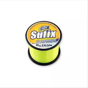 수픽스 슈페리어 2kg 스풀 사이즈 낚싯줄(노란색 25파운드)