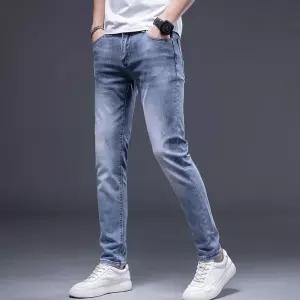 남성청바지 봄가을 스판 블루칼라 백팩 캐주얼 고탄력 슬림핏 스키니 패션 팬츠 심쿵빛