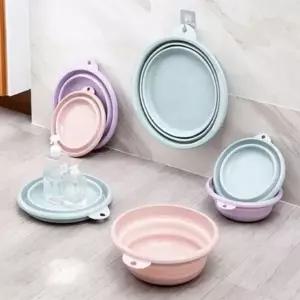 바가지 욕실 접이식 다용도 캠핑용 빨래 폴딩 휴대용