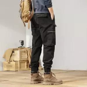팬츠 빈티지 남성용 데이트룩 카고 캐쥬얼 멀티포켓 아웃도어 긴 인기1