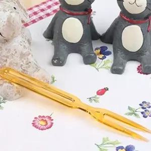 일회용 개별포장 포크 투명 플라스틱 소형 벌크 케이크