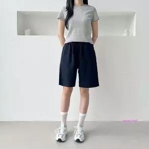 어 반바지 허리밴딩 인견opq020