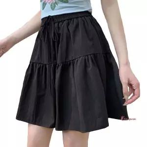 여자 여름 데일리 밴딩 편한 치마반바지zab068