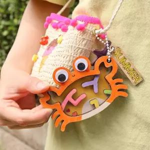 5인세트 꽃게 미로 키링 만들기 여름활동 유치원 어린이집 창의력 행사용 미술학습