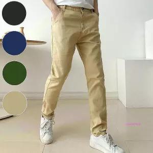 남자 봄가을 워크팬츠 일자 바지 스트레이트 데일리 면주니어 와이드 슬림핏 배기 캐주얼팬츠 스키니zab870