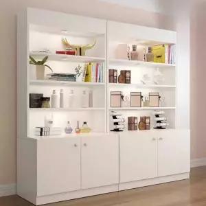 화장품 진열장 디스플레이 향수 상업용 매장 선반 수납함