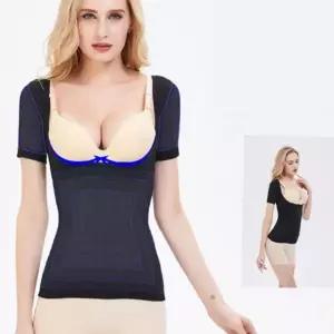 압박티 여성 여자 가슴 볼륨업 옆구리살 뱃살 압박 보정티