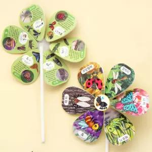 4인세트 대형 곤충 바람개비 만들기 생태학습 자연과학 봄수업 돌봄 행사용 미술활동