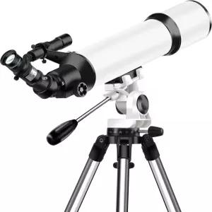 망원경 갤리예스 90mm 구경 FL 고성능 금속 AZ 및 스테인리스 삼각대 스타게이징 APP 전화 어댑터 조리개