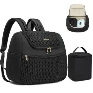 스펙트라 S1/S2 및 메델라용 퀄리판트 유방 펌프백 - 단열 쿨러백 13인치 노트북 슬리브 기저귀 백팩 패드