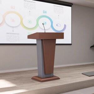 강대상 설교대 강의대 사무실 소형 호텔 스탠딩 예배실 교회 사회대 단상 강의실 노트북